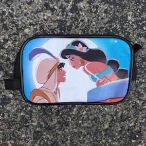 Rare Soho Beauty Disney Aladdin & Jasmine travel bag make up bag double sided